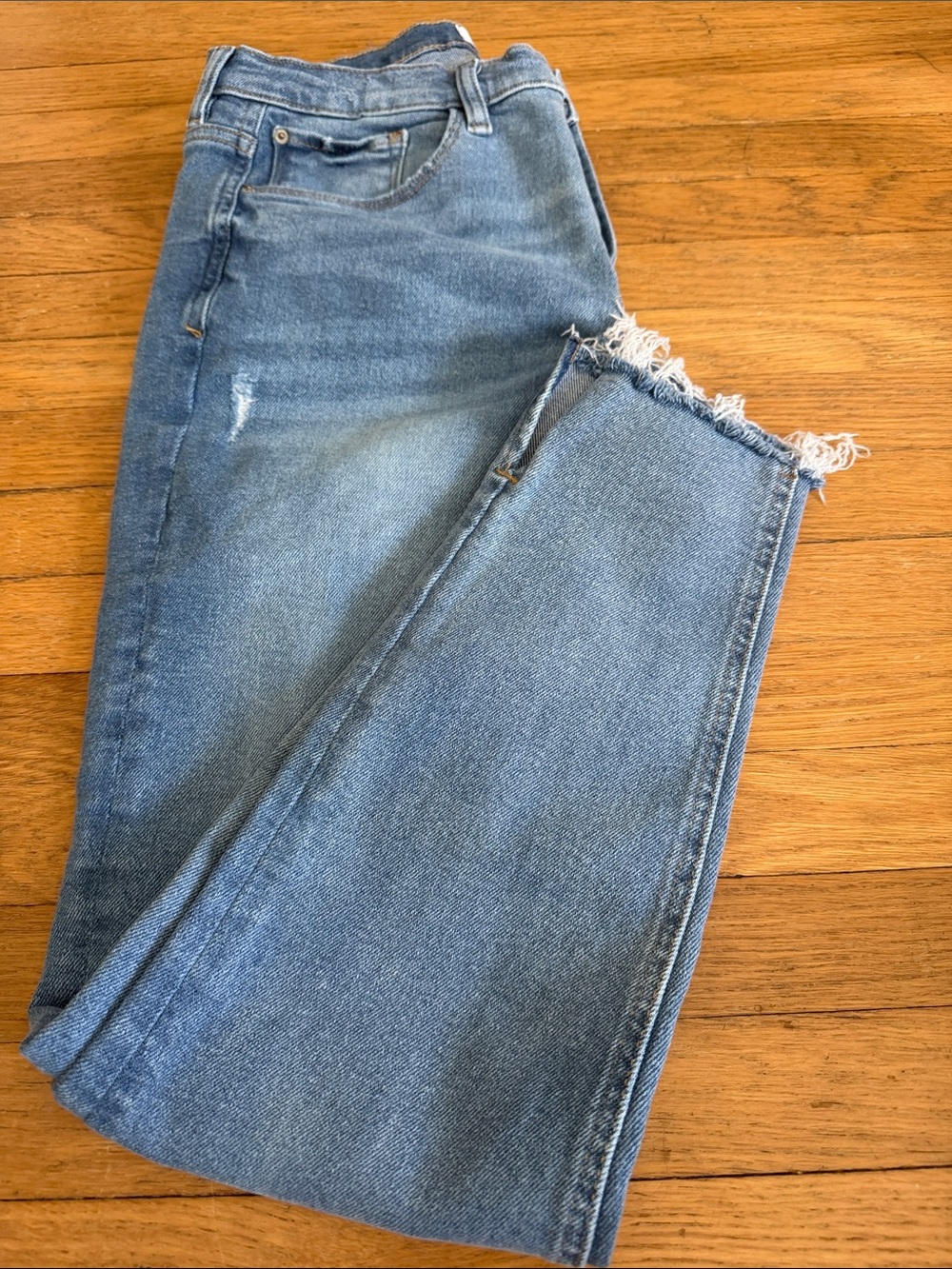 kensie jeans vintage luxe Sz 10 Women’s Frayed Hem Kelsey high rise skinny